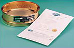 Brass Mesh Certified Sieve