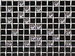 Calibration Micro Spheres on Sieve Mesh