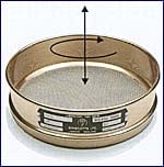 Shaker Motion on Sieve