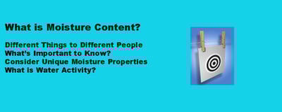 What is Moisture Content