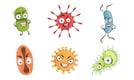 Microbes cartoon