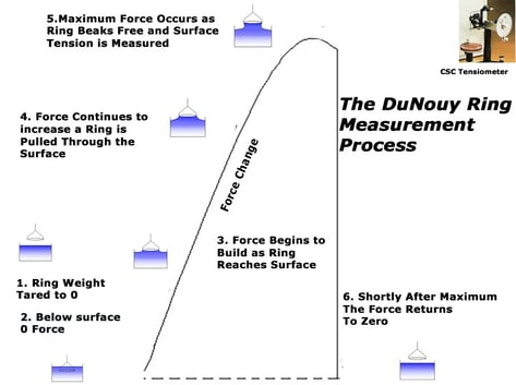 The duNouy Ring Measurement Process
