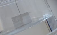 Wilhelmy Plate Nearing  Surface 